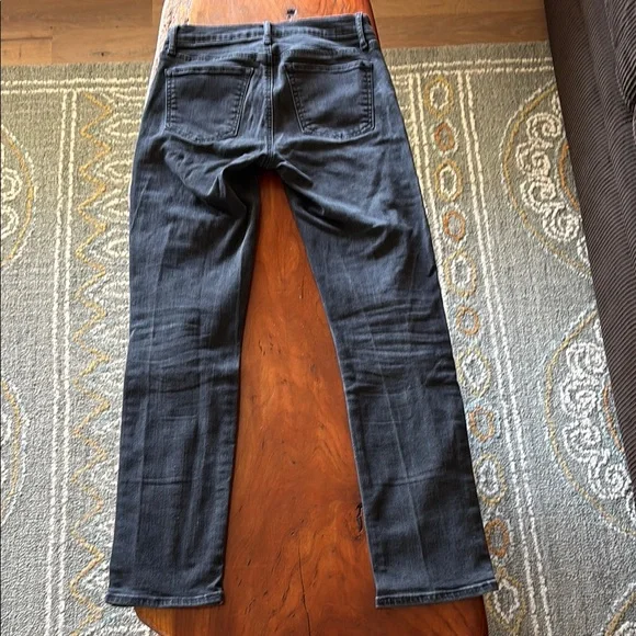 GUC size 27 R classic straight washed black midrise jeans - Picture 2 of 6